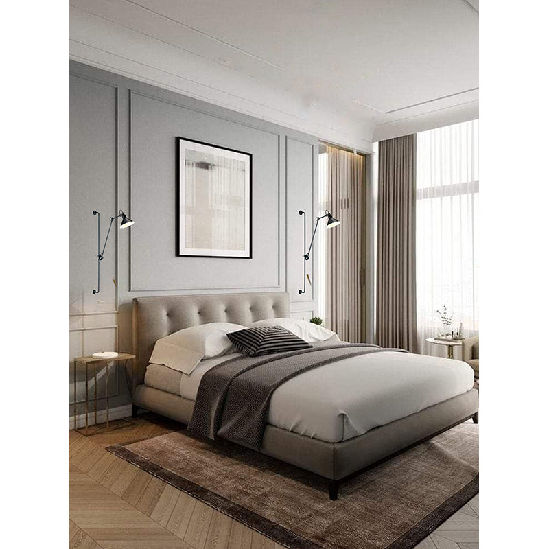 Black Wall Sconce by Bethel - view 2