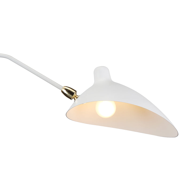 Armed Wall Sconce with Hardware Shade &amp; Arm
