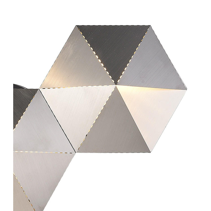 Hair Line Prism Panel LED Wall Sconce Ambiance Lighting Non-dimmable