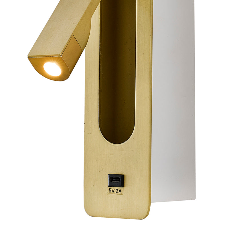 Satin Brass Wall Sconce (BTG104) by Bethel - view 5