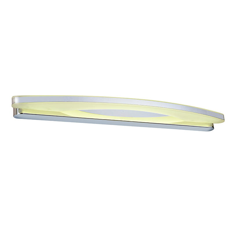 Chrome Vanity Light by Bethel