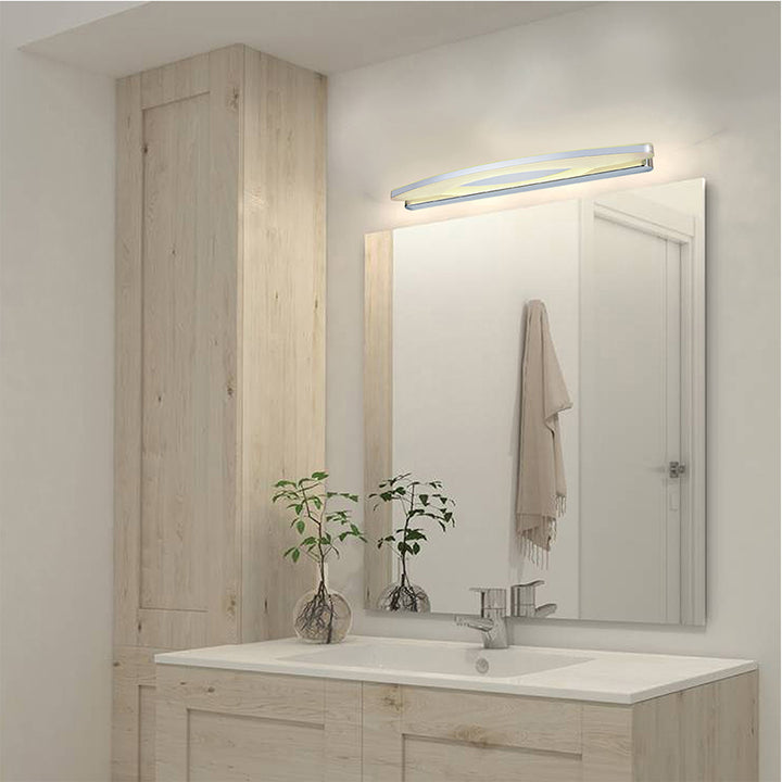 Chrome Vanity Light by Bethel - view 4