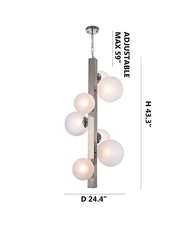 Glass Chandelier (TM16) by Bethel - view 8