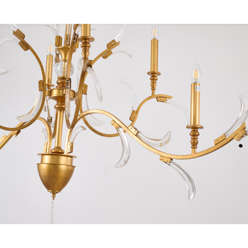 Chandelier (GA40) in Gold by Bethel