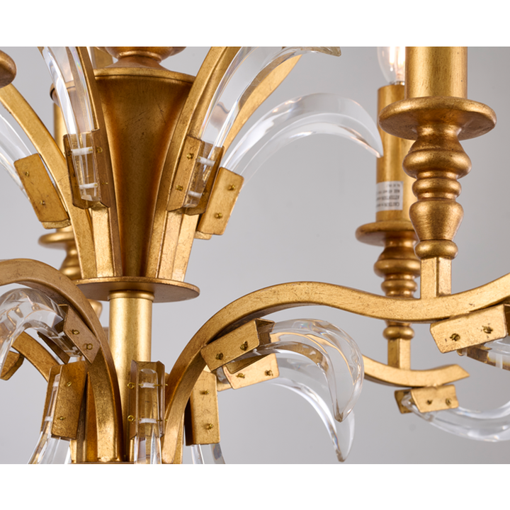 Chandelier (GA40) in Gold by Bethel