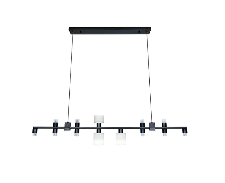 Glass Chandelier (RS01) in Black by Bethel