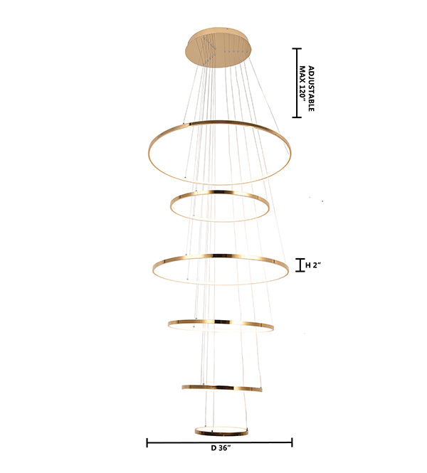Chrome Chandelier (TR35) by Bethel - view 12