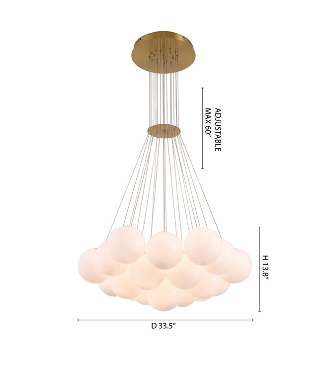 Glass Chandelier (SP03) by Bethel - view 12