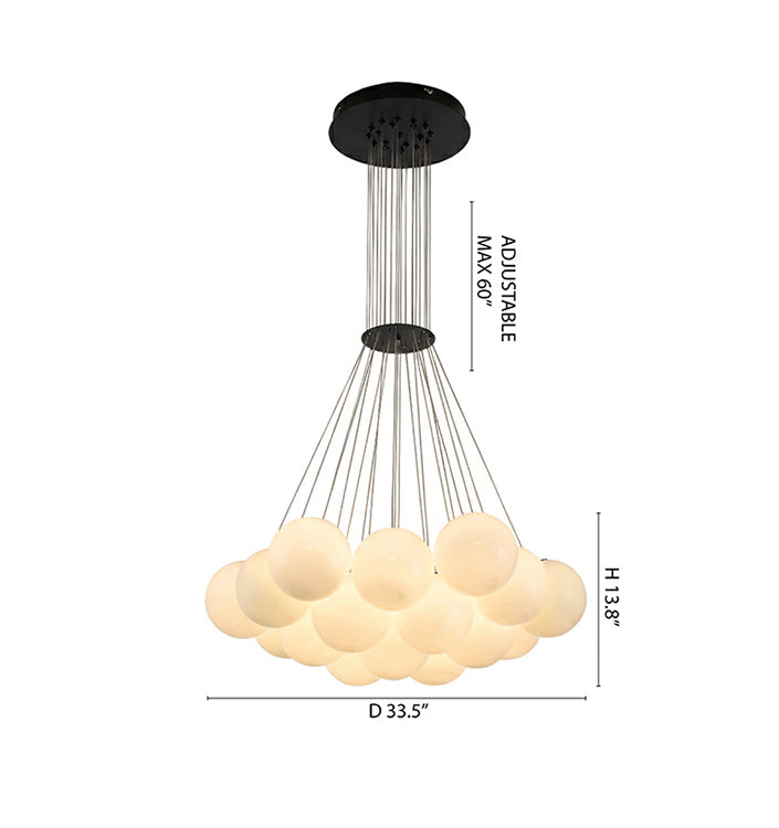 Glass Chandelier (SP03) by Bethel - view 6