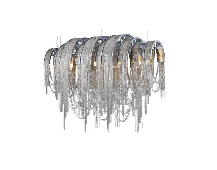 Iron Chandelier (WD05), 35" x 14.17", by Bethel