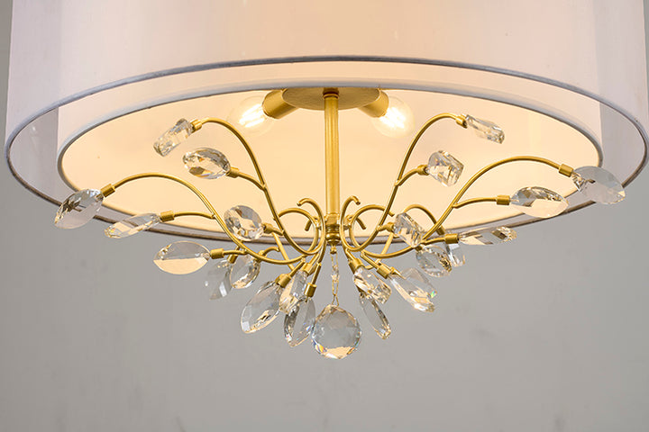 Silver Crystal Chandelier by Bethel - view 3