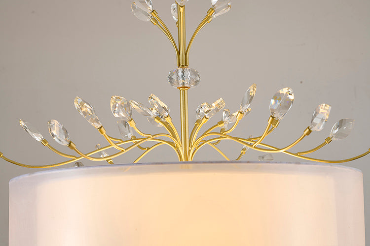 Silver Crystal Chandelier by Bethel - view 4