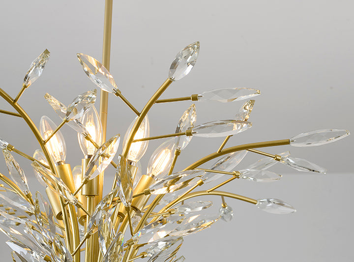Gold Crystal Chandelier (ZP141) by Bethel - view 3