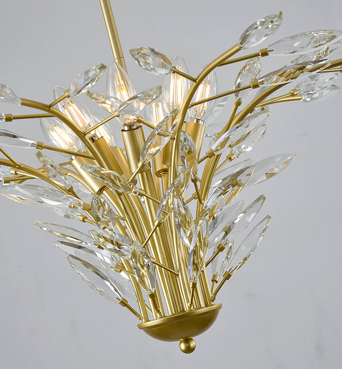 Gold Crystal Chandelier (ZP141) by Bethel - view 4