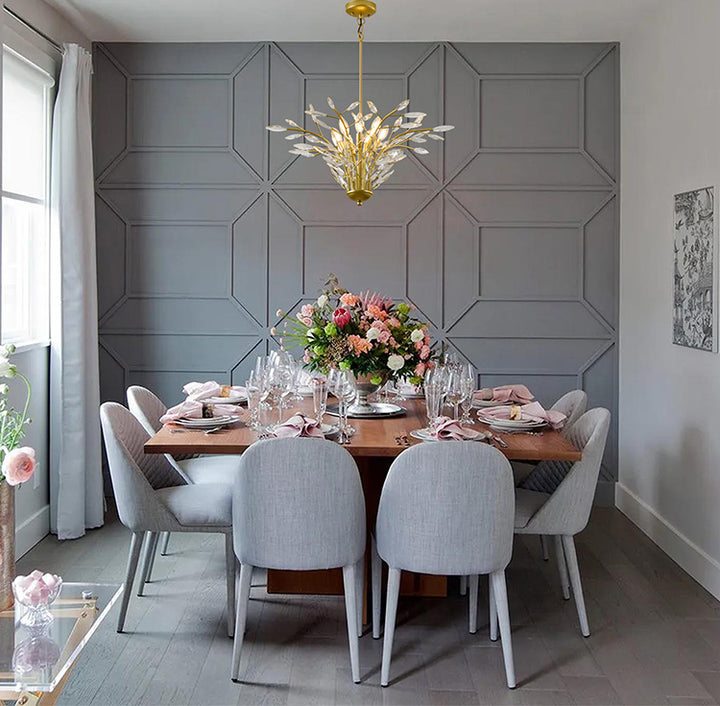 Gold Crystal Chandelier (ZP141) by Bethel - view 6