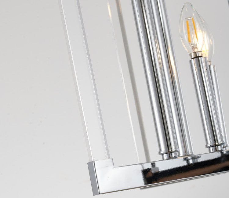 Metal Frame Ceiling Fixture with Clear Acrylic Arms by Bethel - view 20