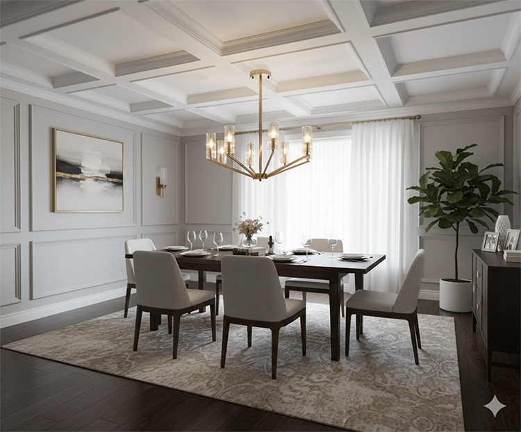 Frame Ceiling Fixture with Clear Glass Cylinder Shades by Bethel - view 9