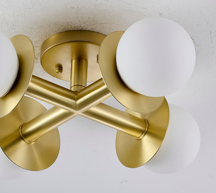 Glass Flush Mount by Bethel - view 5