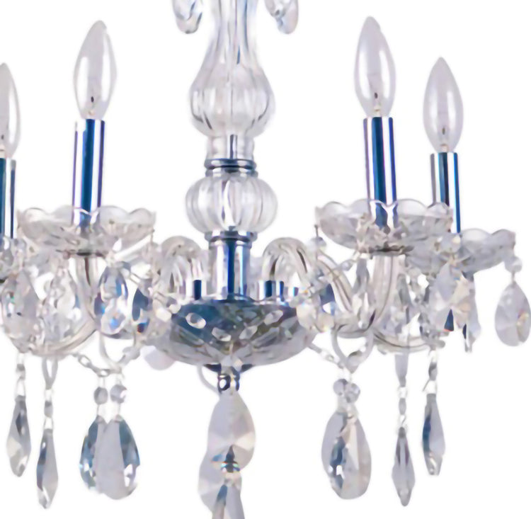 Chrome Crystal Chandelier (ZB13) by Bethel - view 2