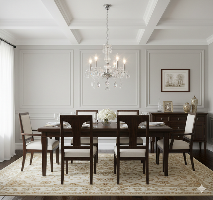 Chrome Crystal Chandelier (ZB13) by Bethel - view 4