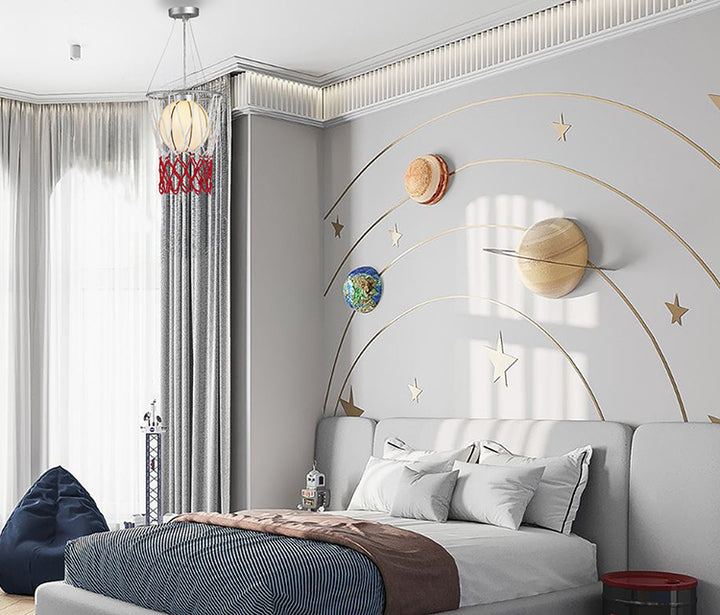 White Glass with Black Accents Basketball Ceiling Fixture with Red &amp; White