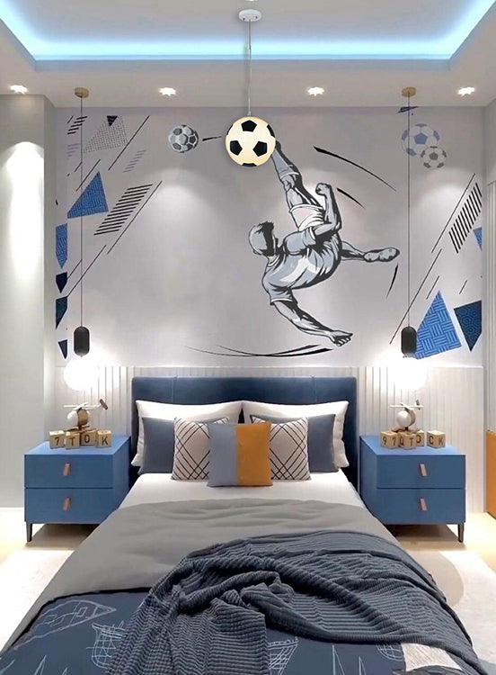 Soccer Ball Light Fixture with Clear by Bethel - view 4