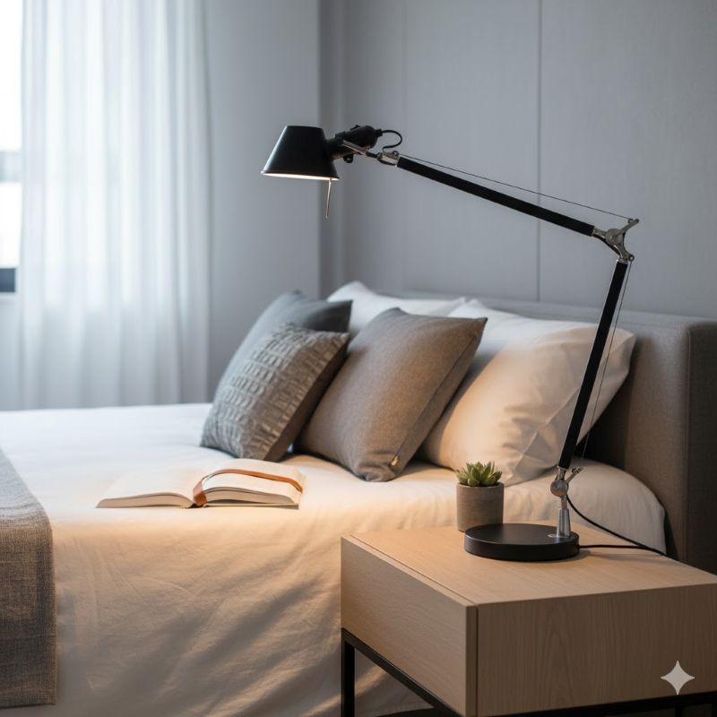Black Table Lamp by Bethel - view 4
