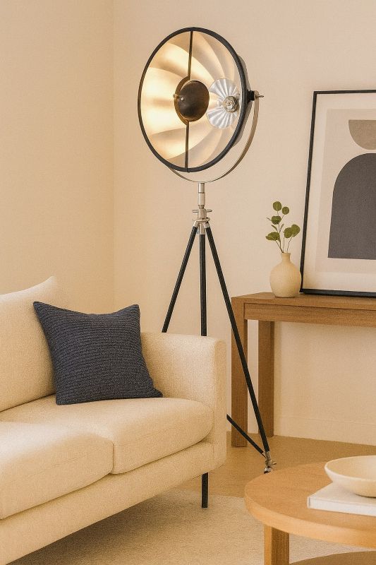 Black Floor Lamp (DLS75) by Bethel - view 4