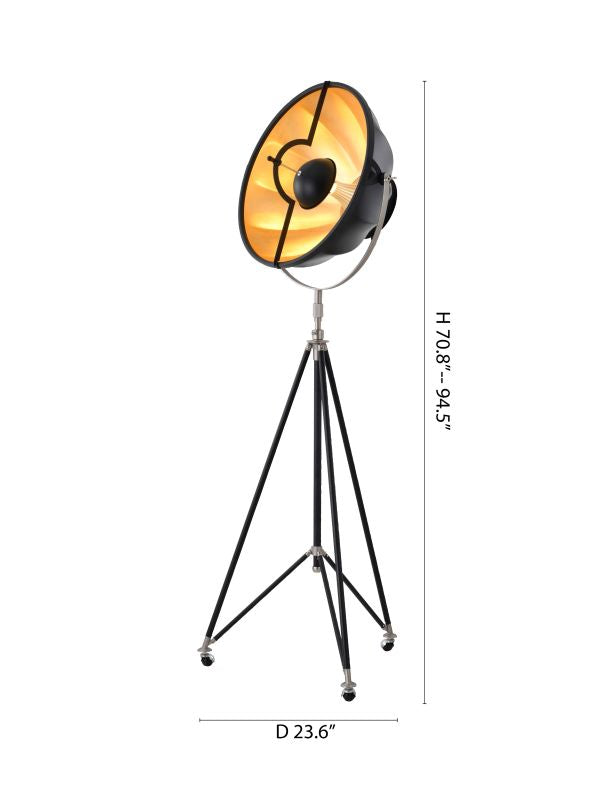 Black Floor Lamp by Bethel - view 2