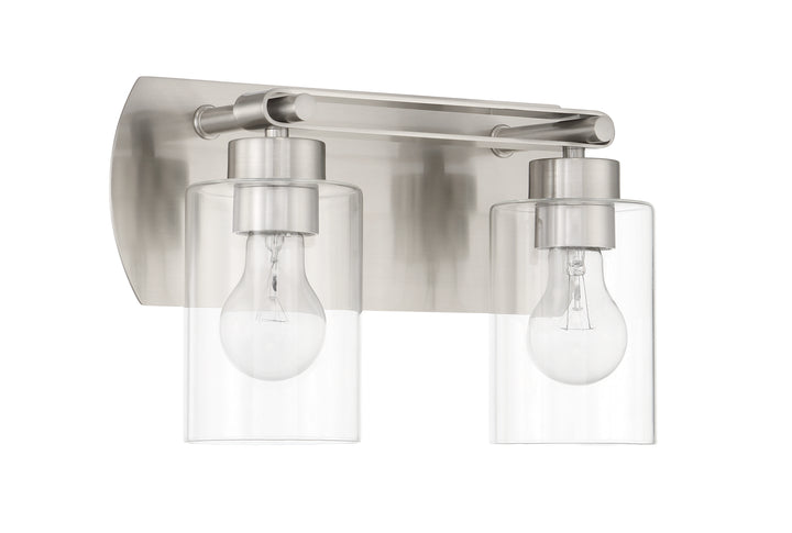 Hendrix Vanity Light in Brushed Polished Nickel by Craftmade