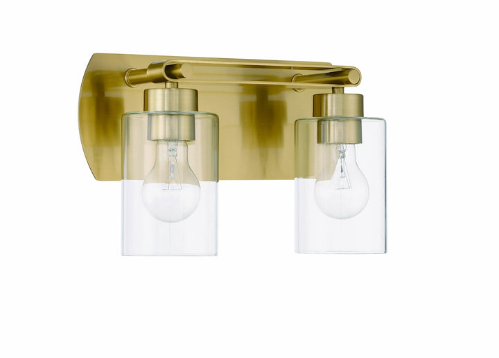 Hendrix Vanity Light in Satin Brass by Craftmade