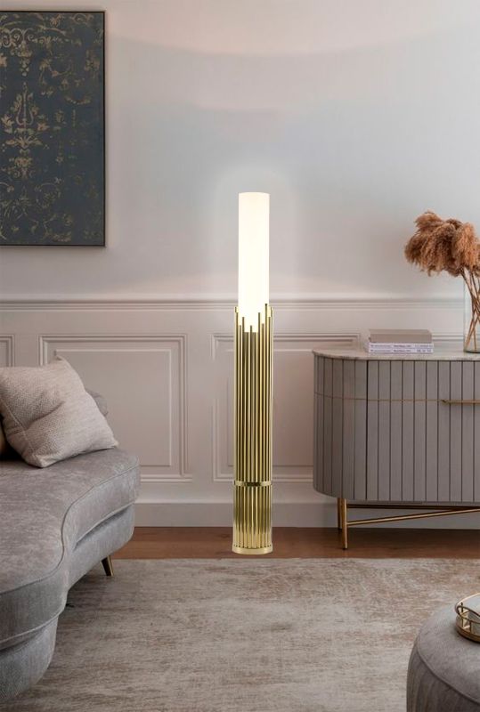 Gold Floor Lamp (MU137) by Bethel - view 5