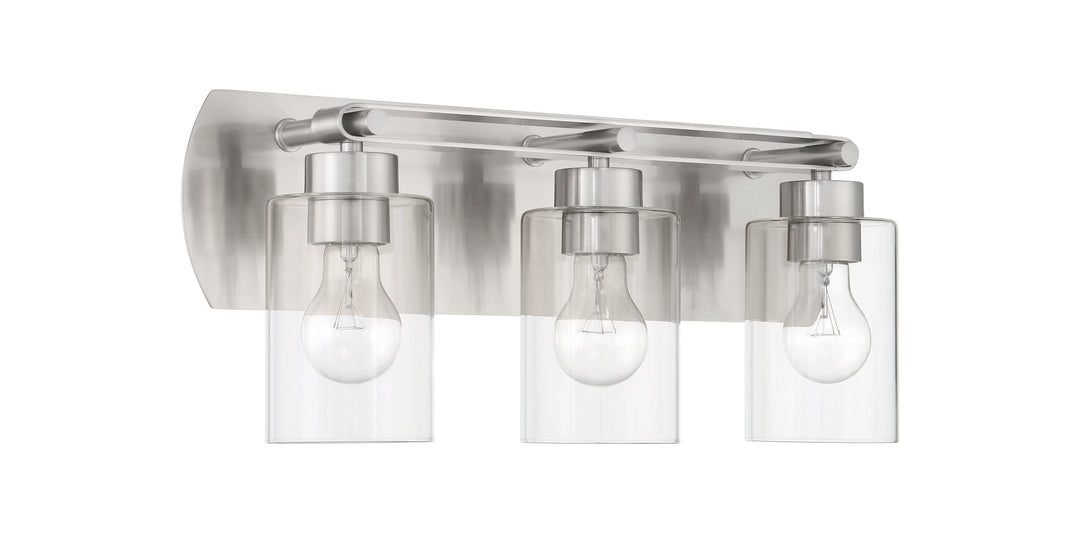 Hendrix Vanity Light in Brushed Polished Nickel by Craftmade