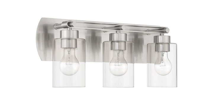 Hendrix Vanity Light in Brushed Polished Nickel by Craftmade