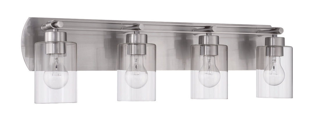 Hendrix Vanity Light in Brushed Polished Nickel by Craftmade