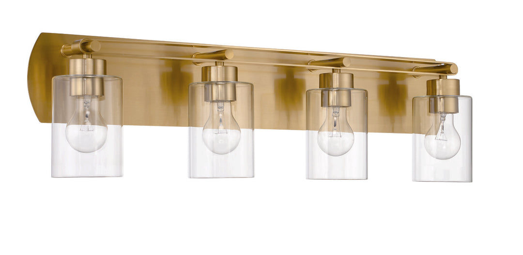 Hendrix Vanity Light in Satin Brass by Craftmade