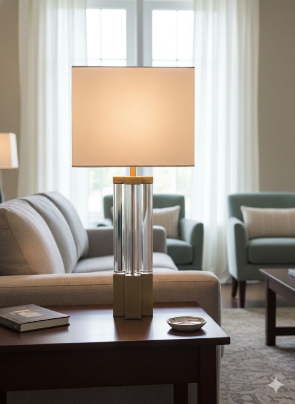 Crystal Table Lamp (JTL132) by Bethel - view 4