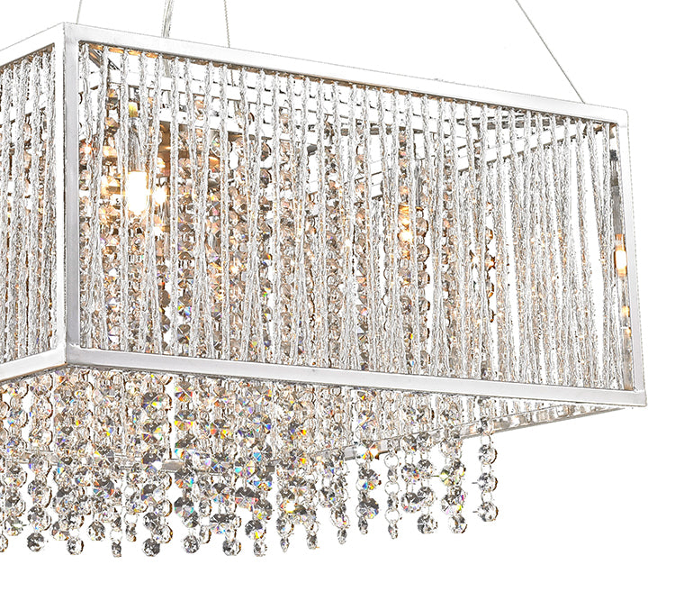 Chrome Crystal Chandelier (YS5795) by Bethel - view 2