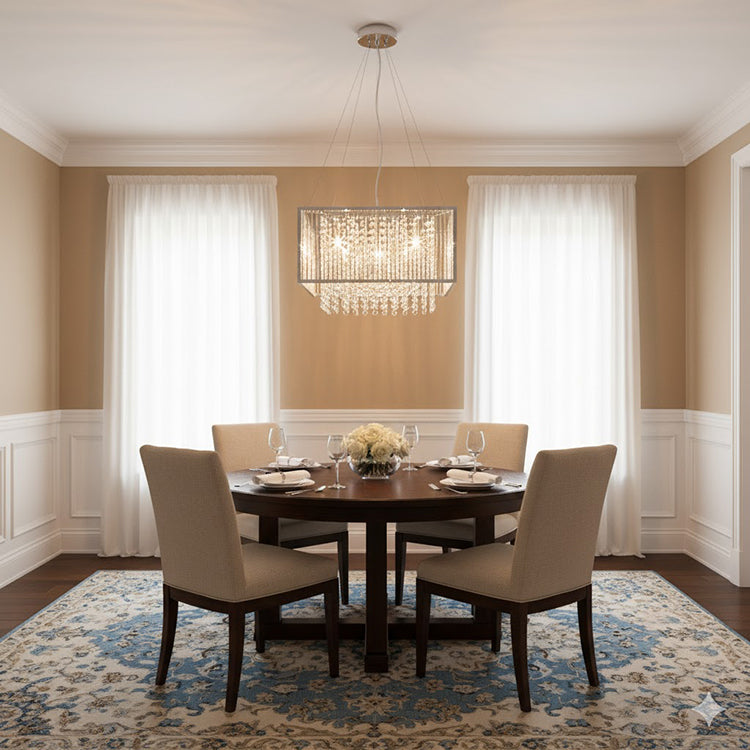 Chrome Crystal Chandelier (YS5795) by Bethel - view 4