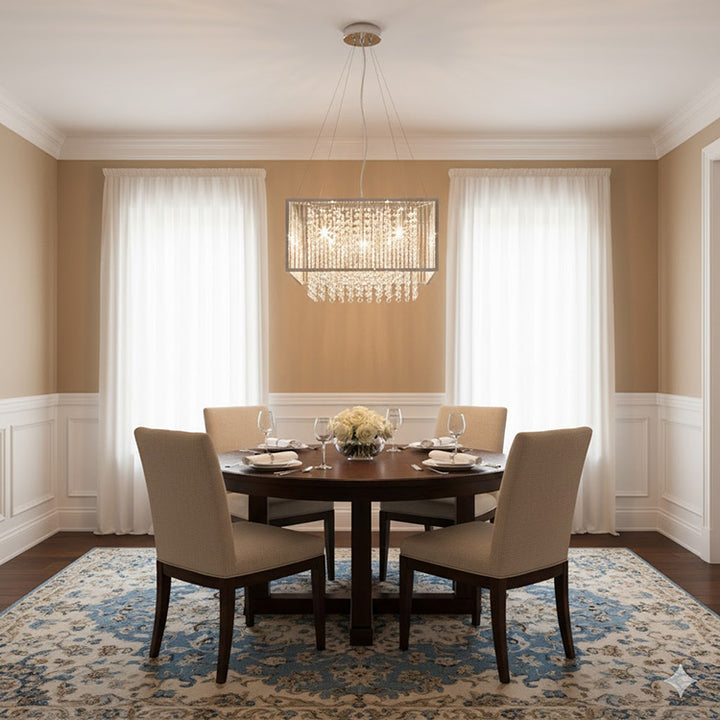Chrome Crystal Chandelier (YS5795) by Bethel - view 4