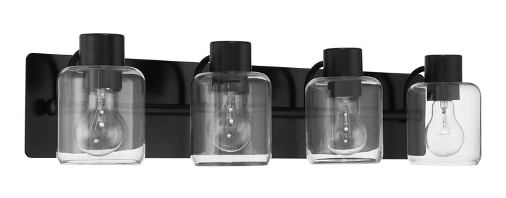 Rori Vanity Light in Flat Black by Craftmade