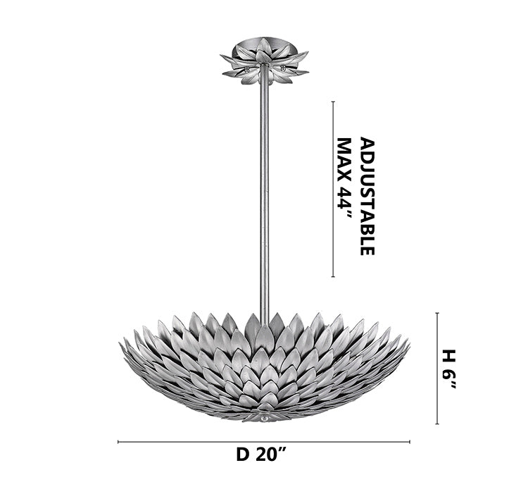 Leaf Frame Ceiling Fixture by Bethel - view 9