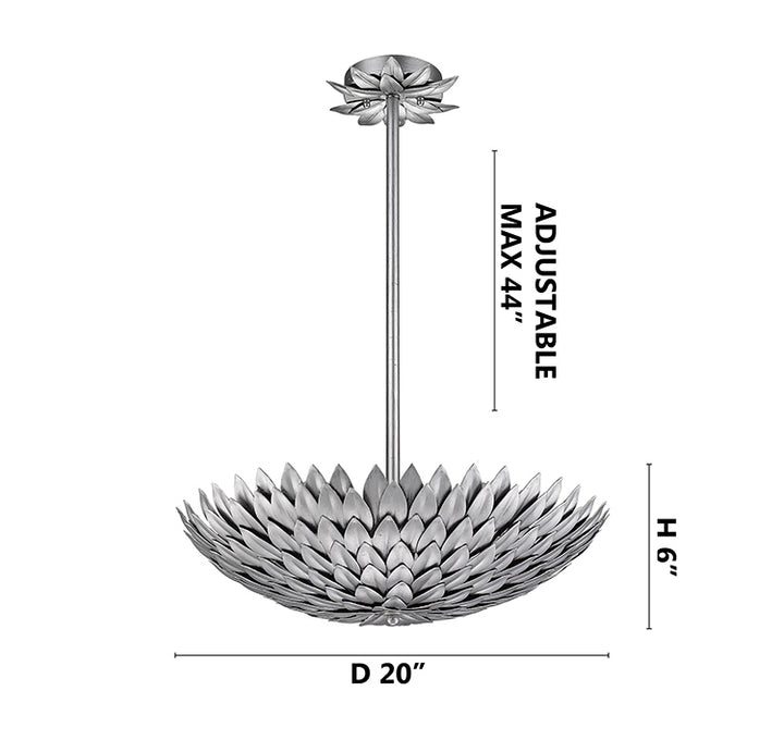 Leaf Frame Ceiling Fixture by Bethel - view 9