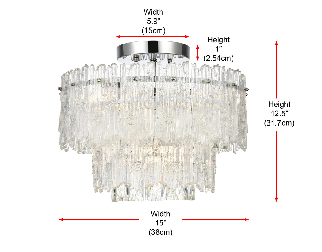 Emilia Flush Mount by Elegant - view 27