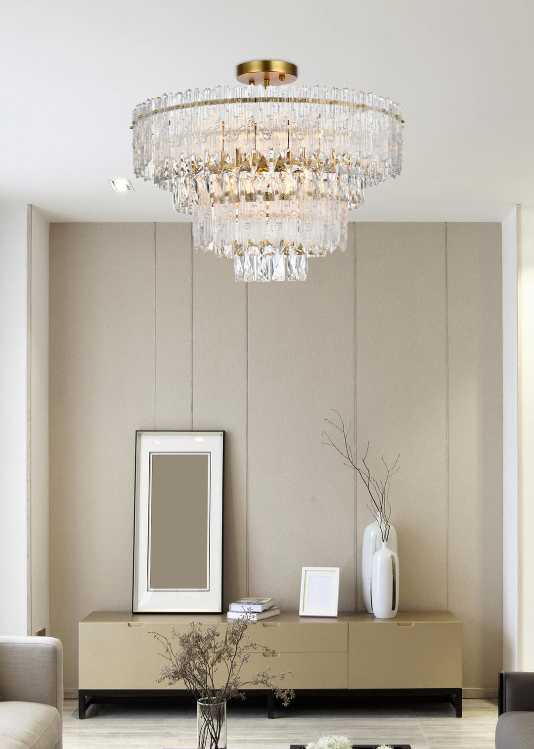 Emilia Flush Mount by Elegant - view 47