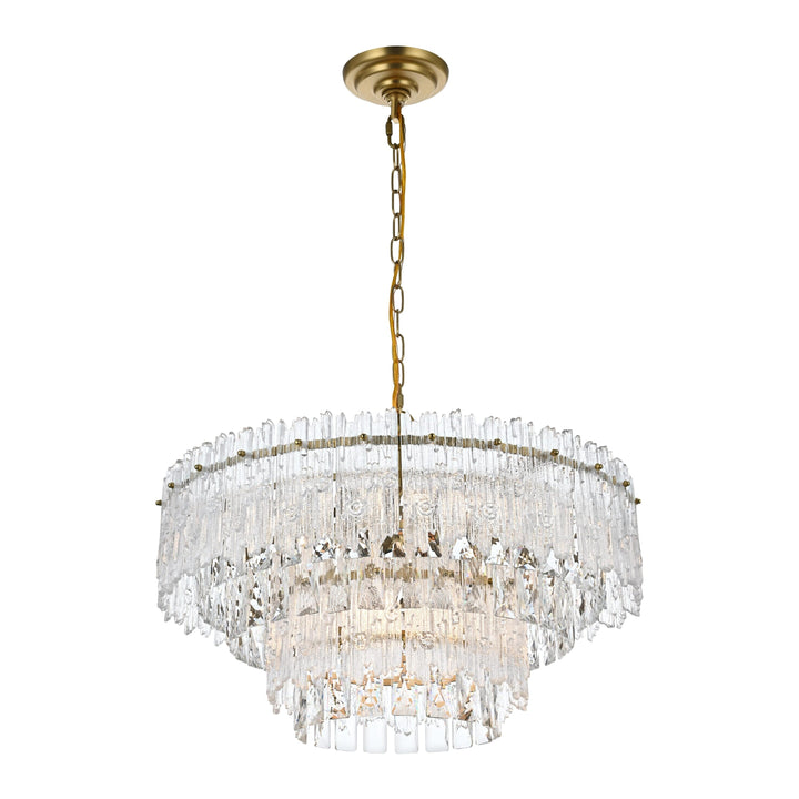 Emilia Pendant in Satin Gold by Elegant