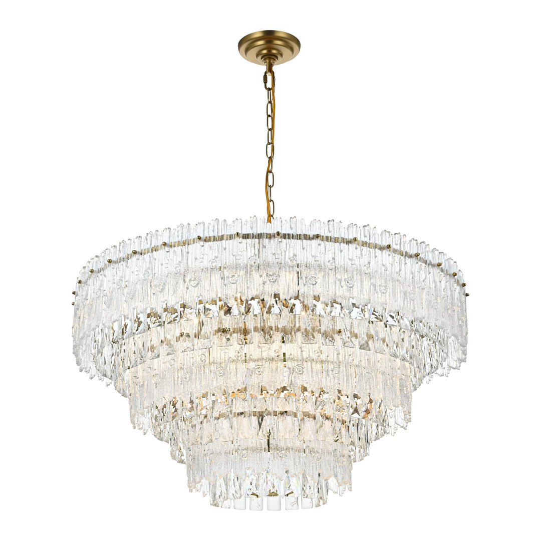 Emilia Pendant in Satin Gold by Elegant