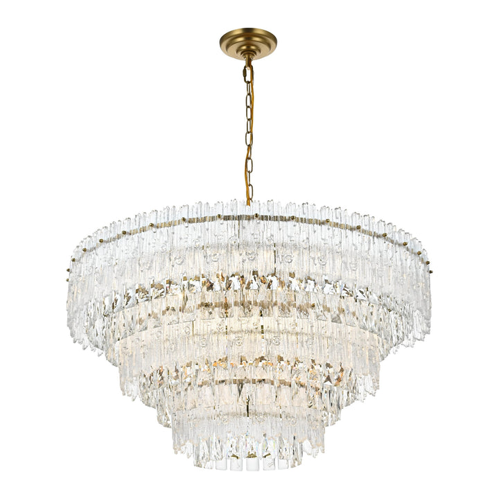 Emilia Pendant in Satin Gold by Elegant