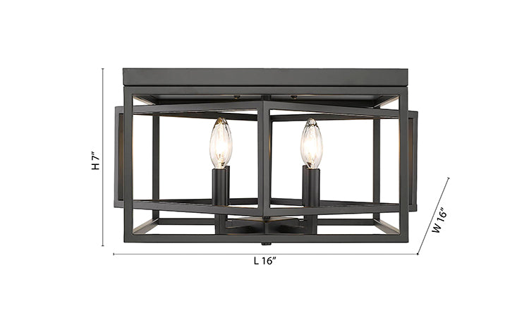 Interlocked Box Flush Mount by Bethel - view 7