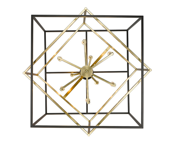 Interlocked Box Chandelier (YS218) by Bethel - view 9